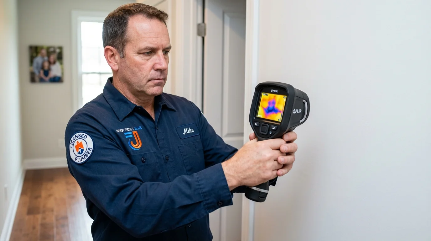Thermal imaging leak detection by Johns Plumbing LLC in Coffeyville